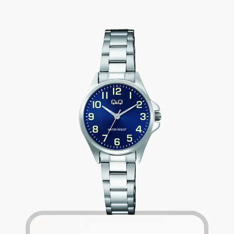 Q&Q Blue Dial Accuracy Ladies Watch- C37A-001PY